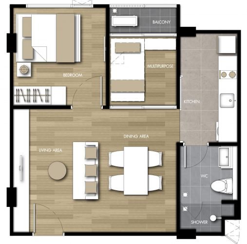 Room type C2 46 Sq.m.